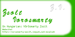 zsolt vorosmarty business card